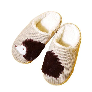 Women's Cartoon Animal Indoor Slippers — Cozy Non-Slip House Shoes by The Mississippi Mermaid Mercantile - view 5