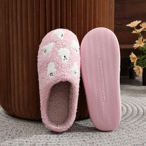 Halloween Ghost Witch Plush Slippers — Cozy Embroidered Indoor House Shoes by The Mississippi Mermaid Mercantile - view 7