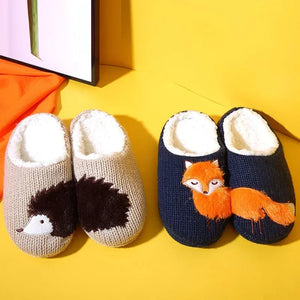 Women's Cartoon Animal Indoor Slippers — Cozy Non-Slip House Shoes by The Mississippi Mermaid Mercantile - view 2