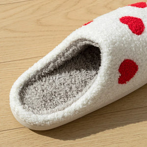 Heart Fuzzy House Slippers by The Mississippi Mermaid Mercantile - view 4
