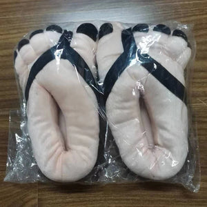 3D Yellow Duck Plush Slippers — Cozy Fuzzy Indoor House Shoes by The Mississippi Mermaid Mercantile - view 6