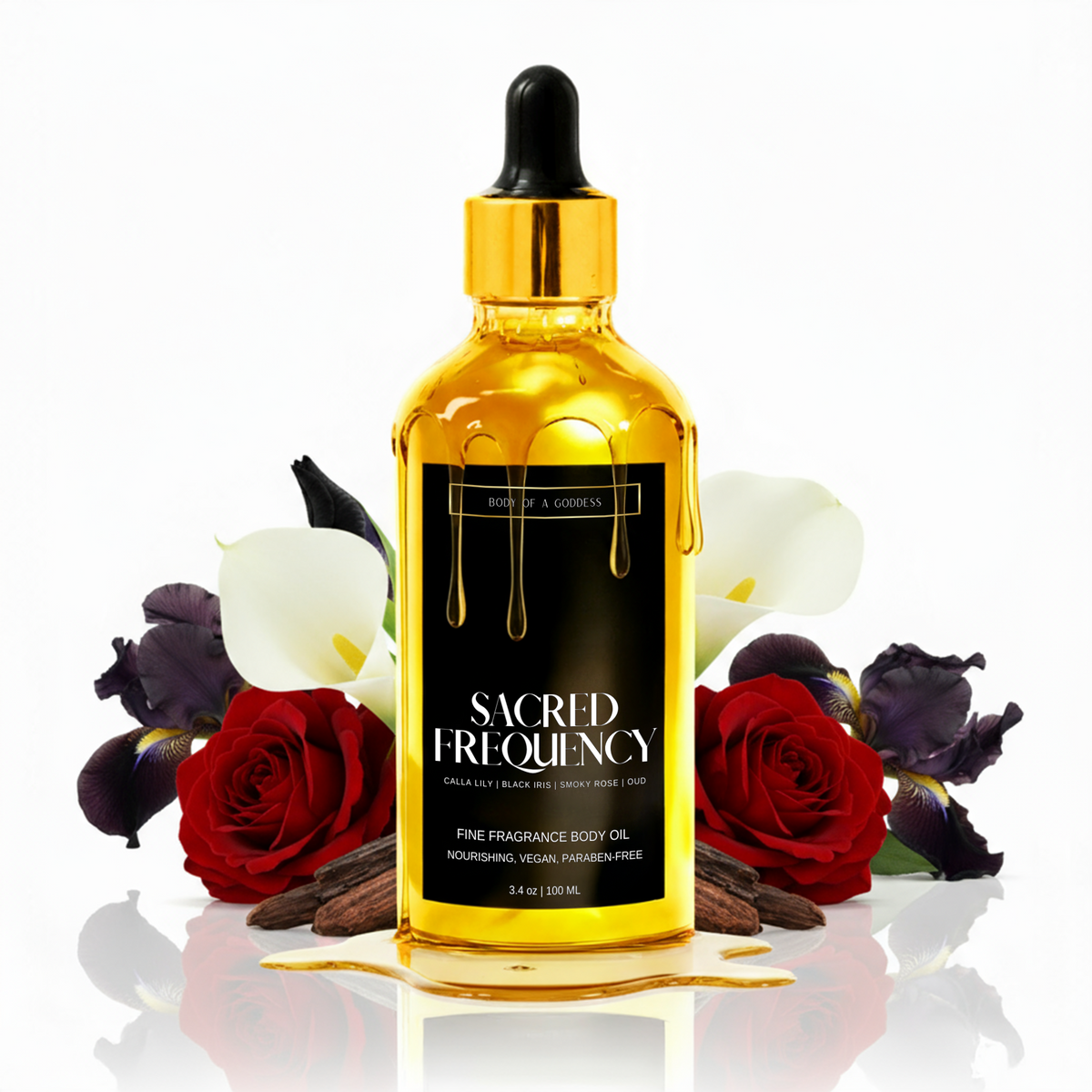 SACRED FREQUENCY BODY OIL by Body of a Goddess