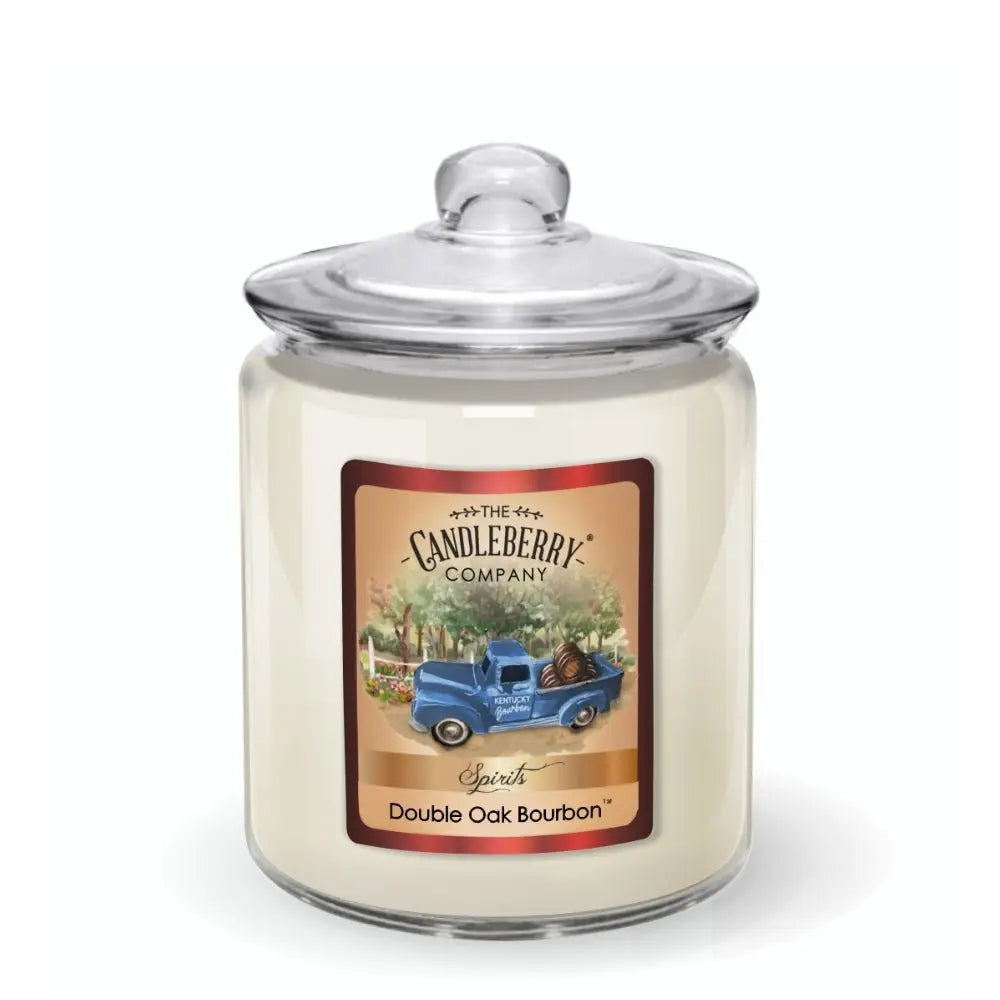 SPIRITS - Double Oak Bourbon™, 3 - Wick, Candy Jar Candle (Collective) The Candleberry® Candle Company
