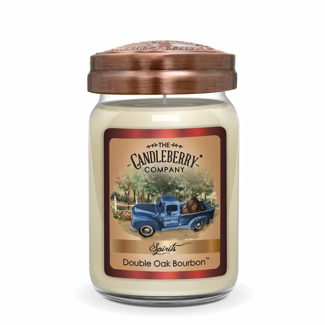SPIRITS - Double Oak Bourbon™, Large Jar Candle (Collective) The Candleberry® Candle Company