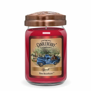 SPIRITS - Fire Bourbon™, Large Jar Candle (Collective) The Candleberry® Candle Company