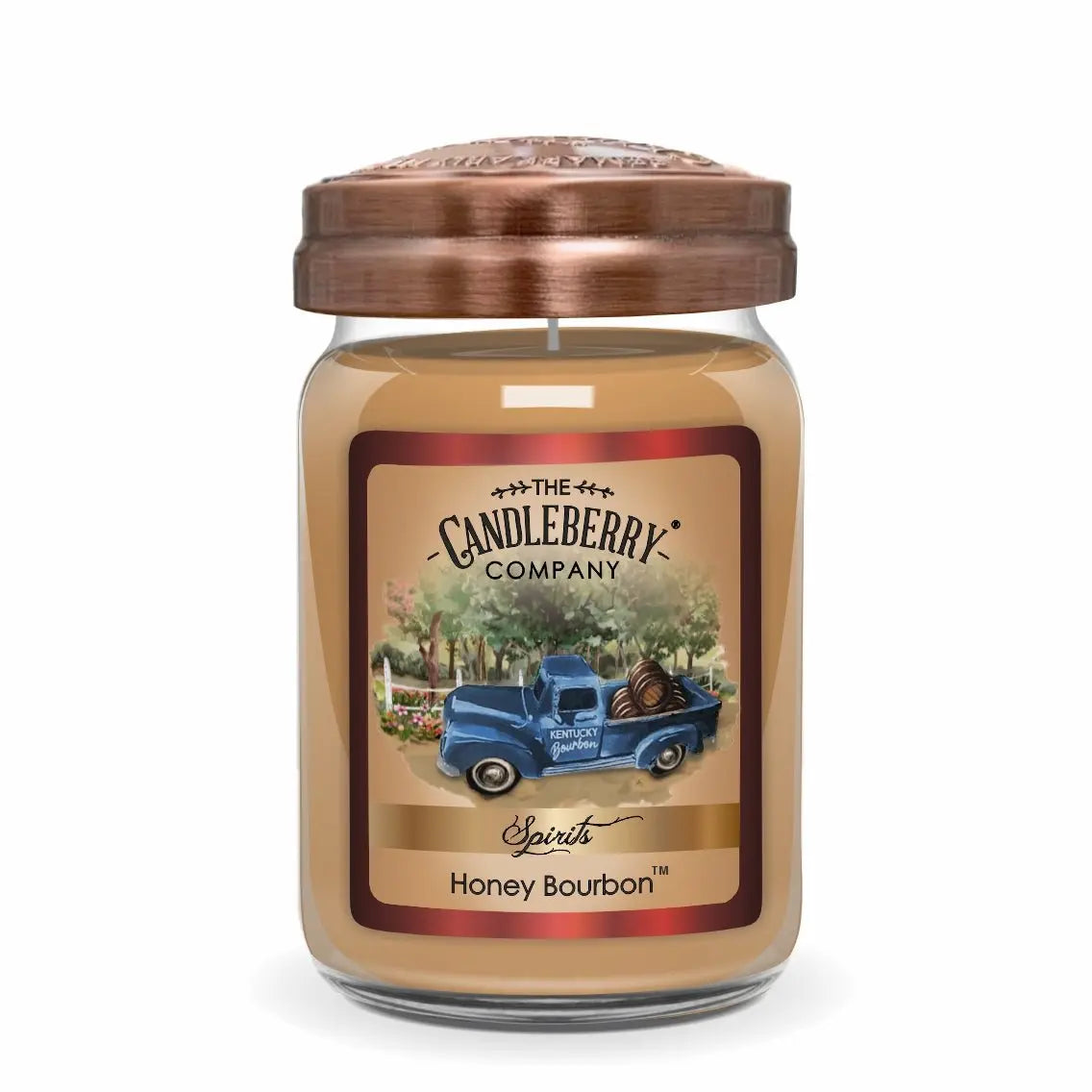 SPIRITS - Honey Bourbon™, Large Jar Candle (Collective) The Candleberry® Candle Company