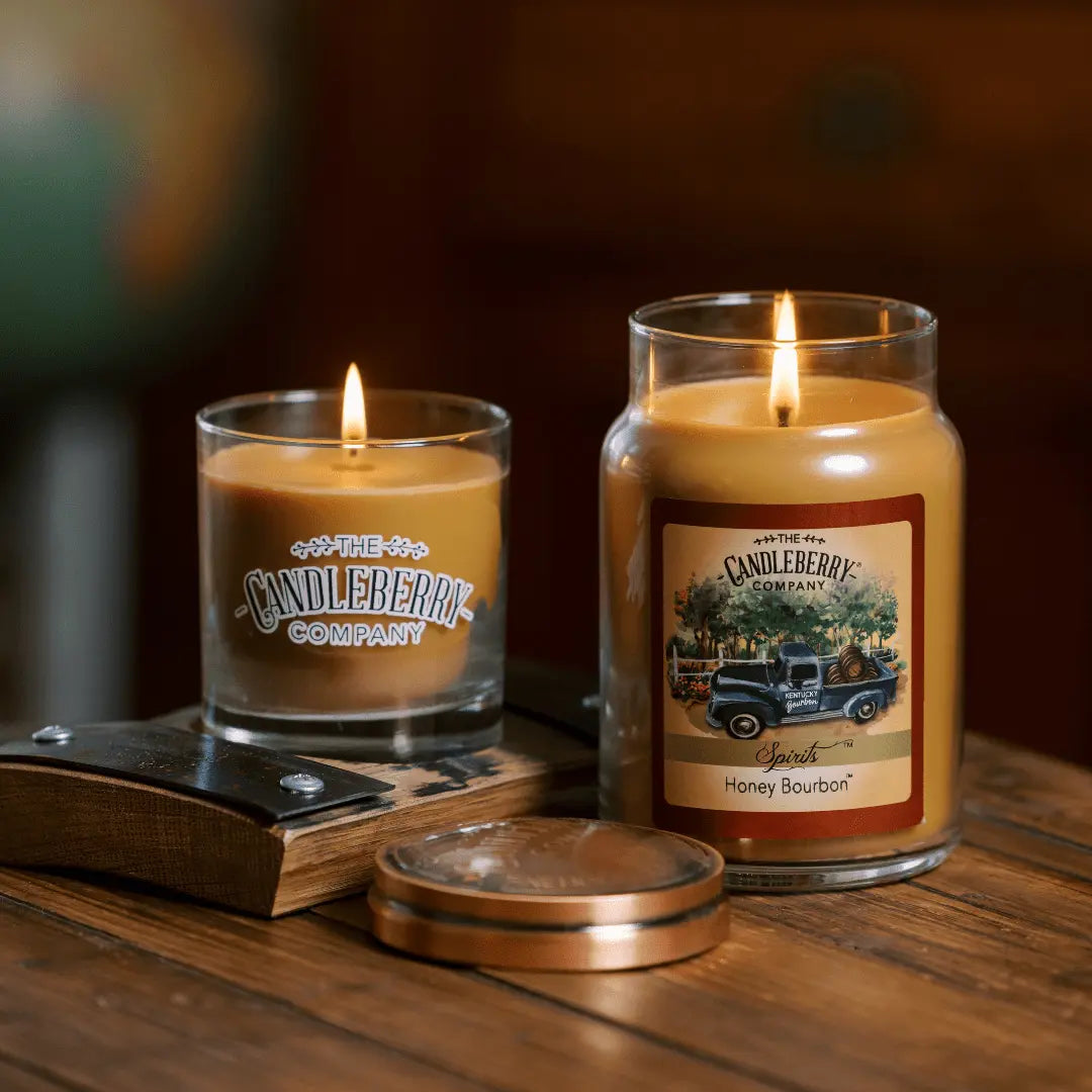 SPIRITS - Honey Bourbon™, Large Jar Candle (Collective) The Candleberry® Candle Company