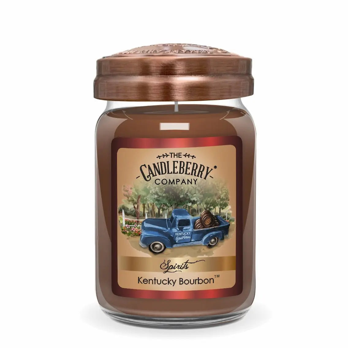 SPIRITS - Kentucky Bourbon®, Large Jar Candle (Collective) The Candleberry® Candle Company