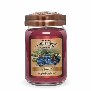 SPIRITS - Maple Bourbon™, Large Jar Candle (Collective) The Candleberry® Candle Company
