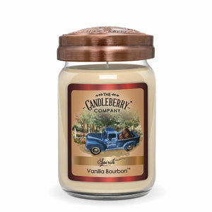 SPIRITS - Vanilla Bourbon™, Large Jar Candle (Collective) by The Candleberry® Candle Company, scented candle main product photo