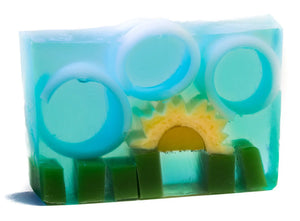 Sunshine Soap Slice 5.5 Oz by Essential Journeys, natural skincare main product photo