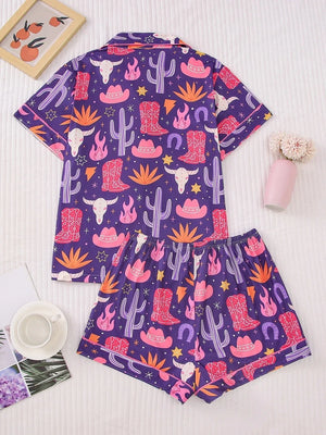Texas Hold'em Pajama Set — For the Wild Bronco-Riding Mermaid by The Mississippi Mermaid Mercantile - view 2