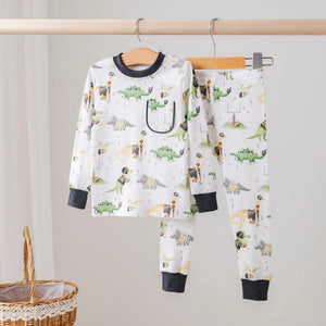 Saints Dinos All-Stars Organic Cotton Kids Pajamas Nola Tawk