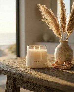 Salt & Agave Candle by Believe Candle, Southern food gift detail photo 4