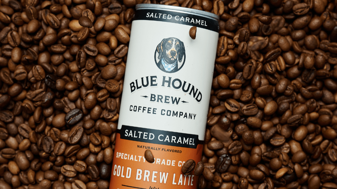Salted Caramel Latte detail view by Blue Hound Brew