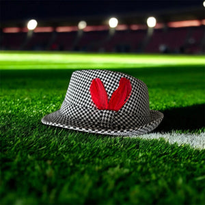 Saturday Smack Houndstooth Game Day Fedora For Alabama Fans Bear Byrant by Saturday Smack, custom hat detail photo 2
