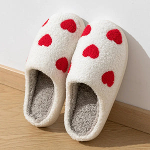 Heart Fuzzy House Slippers by The Mississippi Mermaid Mercantile - view 6