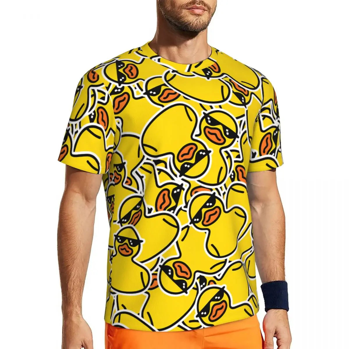 Yellow Duck Graphic T-Shirt — Vintage Funny Animal Tee for Women & Men by The Mississippi Mermaid Mercantile - view 6