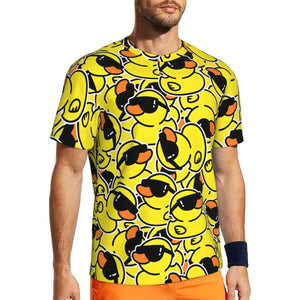 Yellow Duck Graphic T-Shirt — Vintage Funny Animal Tee for Women & Men by The Mississippi Mermaid Mercantile - view 4