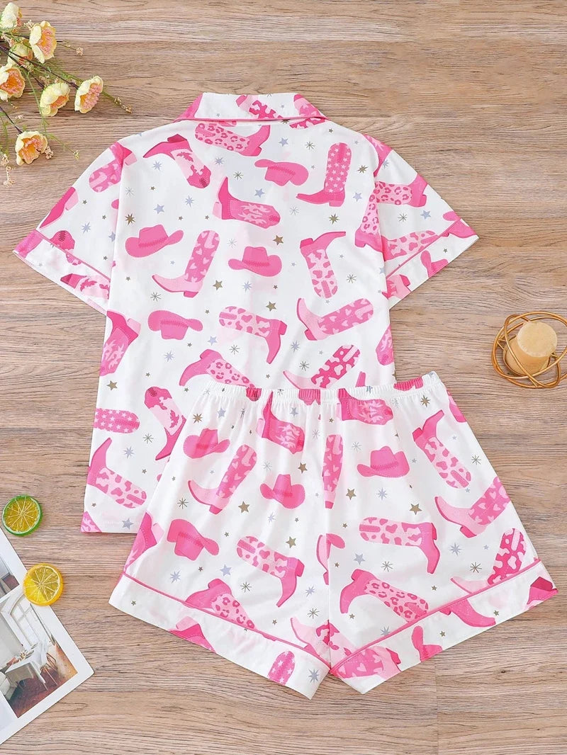 Texas Hold'em Pajama Set — For the Wild Bronco-Riding Mermaid by The Mississippi Mermaid Mercantile - view 3