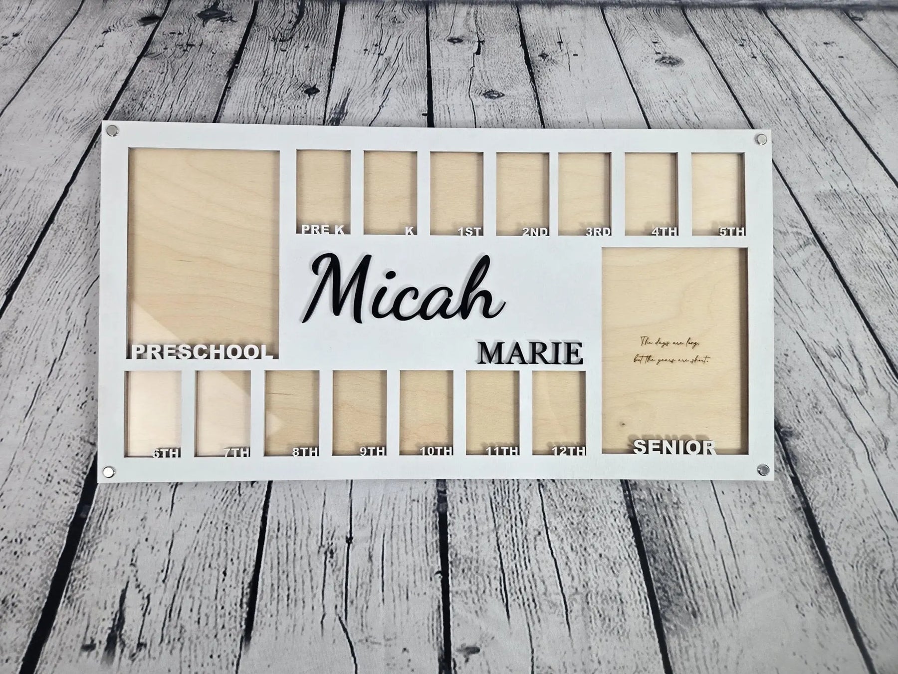School Years Photo Frame PreSchool & PreK by EverLee Creations, Southern home decor detail photo 5