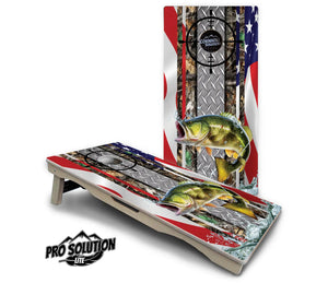 Scope Deer & Fish Cornhole Boards - Pro Solution Lite Series by Cornhole Solutions, custom cornhole board detail photo 7