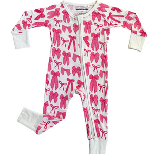 Hot Pink Bows Zippy by Boosh Baby image 2