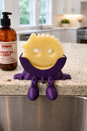 Scrub Daddy Sponge Holder with Hanging Feet | 3D Printed Sink Caddy by The Tween Space, Southern food gift detail photo 4