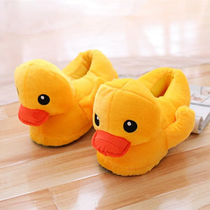 3D Yellow Duck Plush Slippers — Cozy Fuzzy Indoor House Shoes by The Mississippi Mermaid Mercantile - view 14
