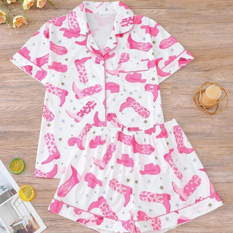 Texas Hold'em Pajama Set — For the Wild Bronco-Riding Mermaid by The Mississippi Mermaid Mercantile - view 6