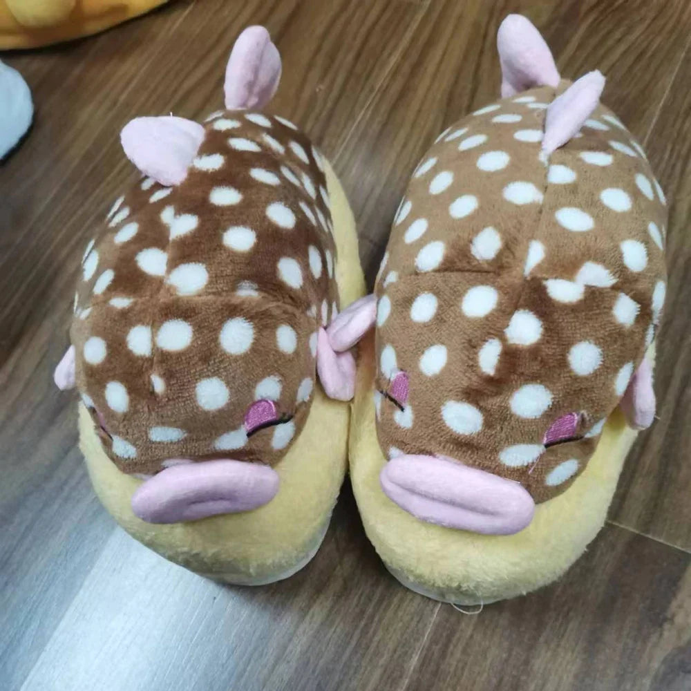 3D Yellow Duck Plush Slippers — Cozy Fuzzy Indoor House Shoes by The Mississippi Mermaid Mercantile - view 10
