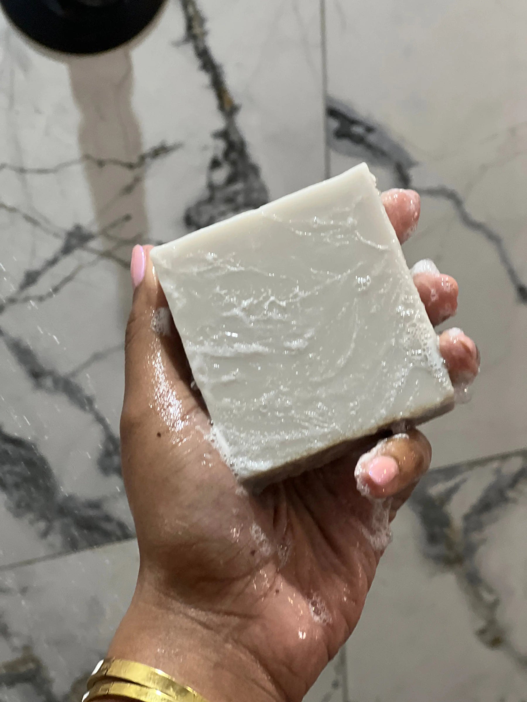 Sea Moss Eczema Soap by Virtuous Soap Company, natural skincare detail photo 2