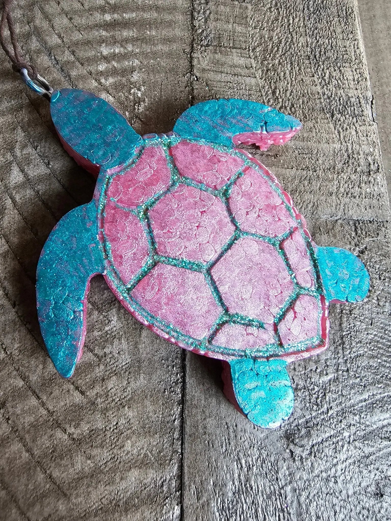 Sea Turtle Car Freshie - Handmade Aroma Bead Air Freshener, Main Street Collective