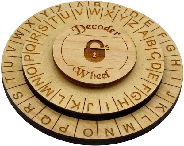 Secret Decoder Wheel for Kids | Escape Room Party Puzzle - Main Street ...