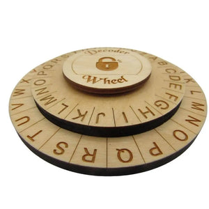 Secret Decoder Wheel for Kids | Escape Room Party Puzzle Creative Escape Rooms
