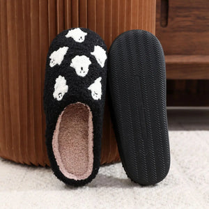 Halloween Ghost Witch Plush Slippers — Cozy Embroidered Indoor House Shoes by The Mississippi Mermaid Mercantile - view 6