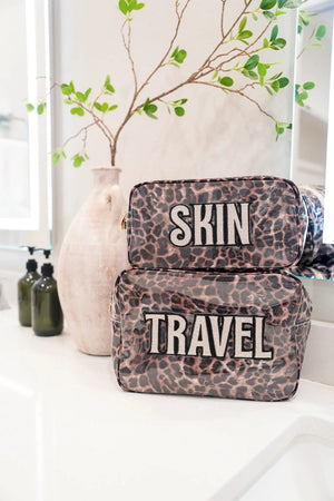 Skin - Leopard Clear Coat Large Bag by KenzKustomz, handmade leather goods detail photo 2