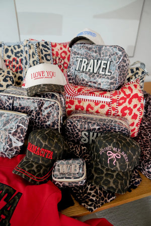 Skin - Leopard Clear Coat Large Bag by KenzKustomz, handmade leather goods detail photo 5