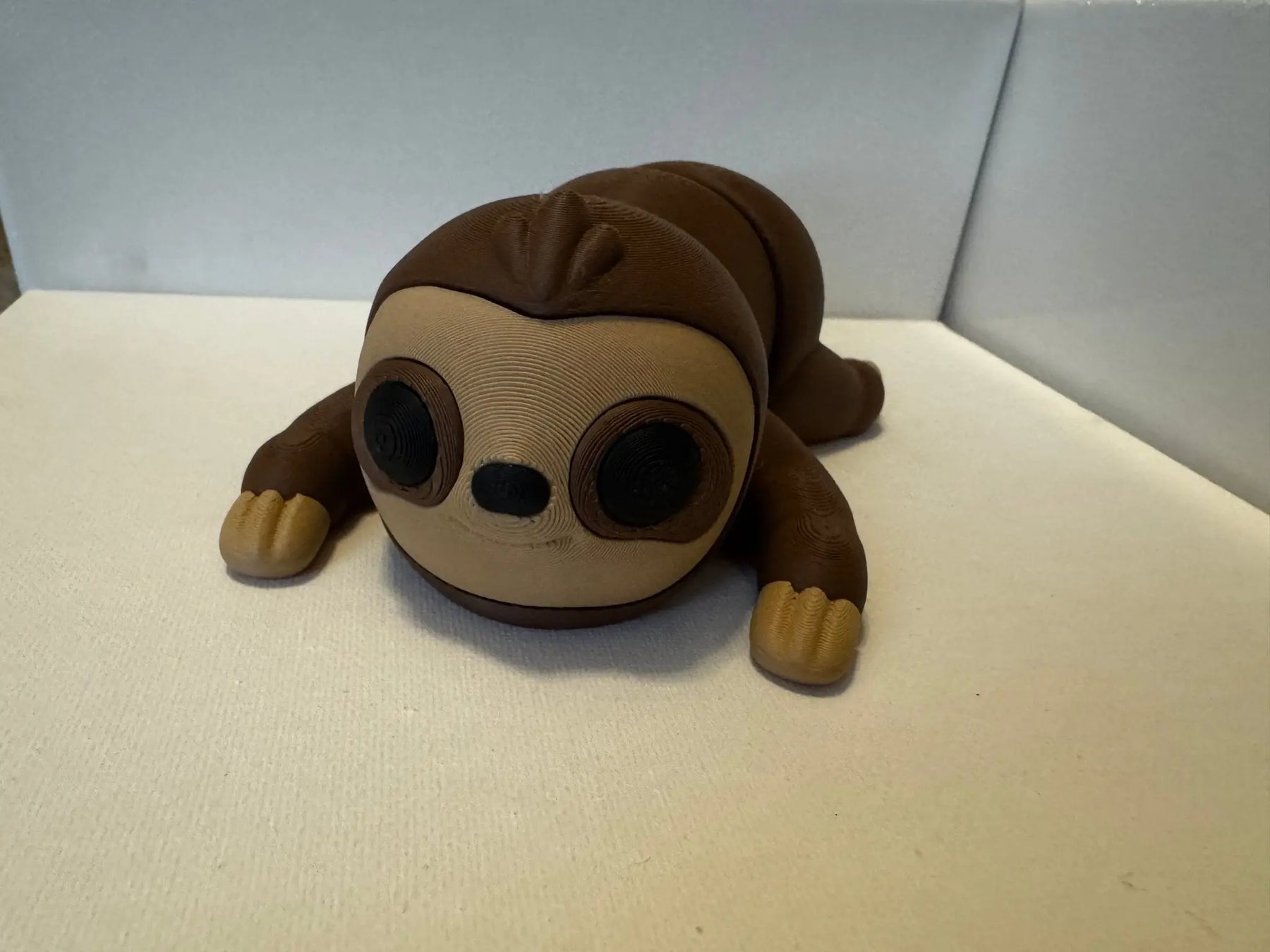 Sloth 3D Printed Fidget Toy | Large Animal Sensory Toy by Mushroom Lady Co, paper gift detail photo 4