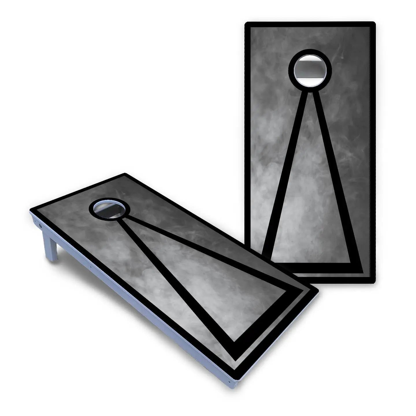 Smoke Triangle Cornhole Boards - All Weather Series Cornhole Solutions