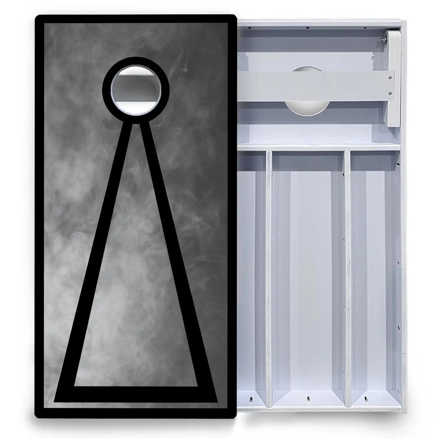 Smoke Triangle Cornhole Boards - All Weather Series Cornhole Solutions