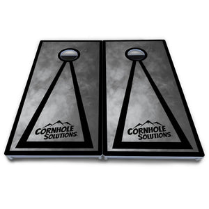 Smoke Triangle Cornhole Boards - All Weather Series Cornhole Solutions