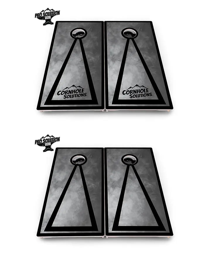 Smoke Triangle Cornhole Boards - Pro Solution Elite Series Cornhole Solutions