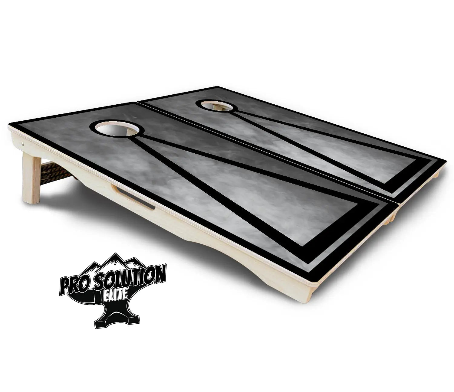 Smoke Triangle Cornhole Boards - Pro Solution Elite Series by Cornhole Solutions, custom cornhole board detail photo 11