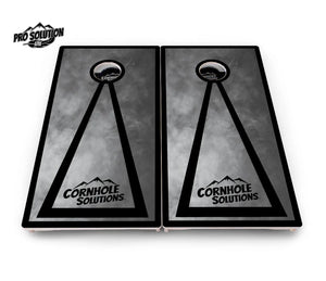 Smoke Triangle Cornhole Boards - Pro Solution Lite Series Cornhole Solutions