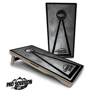 Smoke Triangle Cornhole Boards - Pro Solution Lite Series Cornhole Solutions