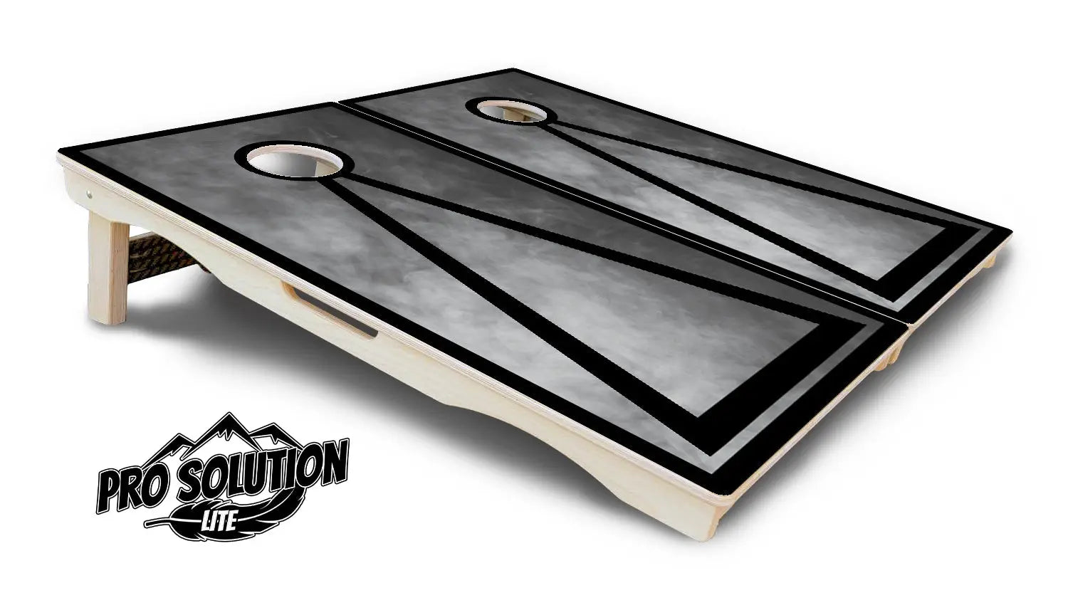 Smoke Triangle Cornhole Boards - Pro Solution Lite Series Cornhole Solutions