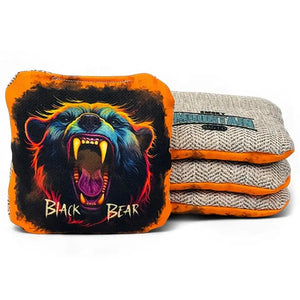 Smoky Mountain Bag Co – PRO Cornhole Bags - Set of 4 - Black Bear Series by Cornhole Solutions, custom cornhole board detail photo 3