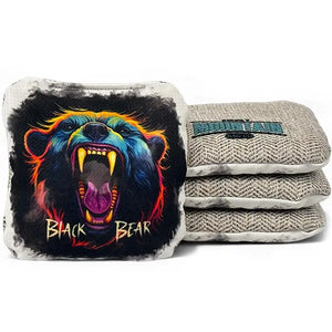 Smoky Mountain Bag Co – PRO Cornhole Bags - Set of 4 - Black Bear Series by Cornhole Solutions, custom cornhole board detail photo 6