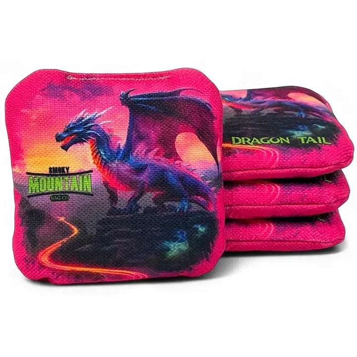 Smoky Mountain Bag Co – PRO Cornhole Bags - Set of 4 - Dragon Tail Series by Cornhole Solutions, 3D printed gift detail photo 4